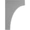 Ekena Millwork 3 1/2"W x 8"D x 12"H Clarksville Wood Vintage Decor Bracket, Pebble Grey BKTWD04X08X12CVPG - alternate 3